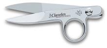 3CLAVELES NICKEL PLATED 5" THREAD CLIPPERS 00072